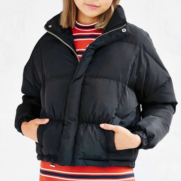 unif certa puffer jacket black